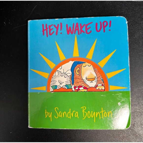 Sandra Boynton Board Book Set: Hey! Wake Up! Blue Hat Green Hat Moo Baa La La La - Picture 3 of 11